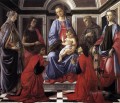 Madonna And Child With Six saints Sandro Botticelli